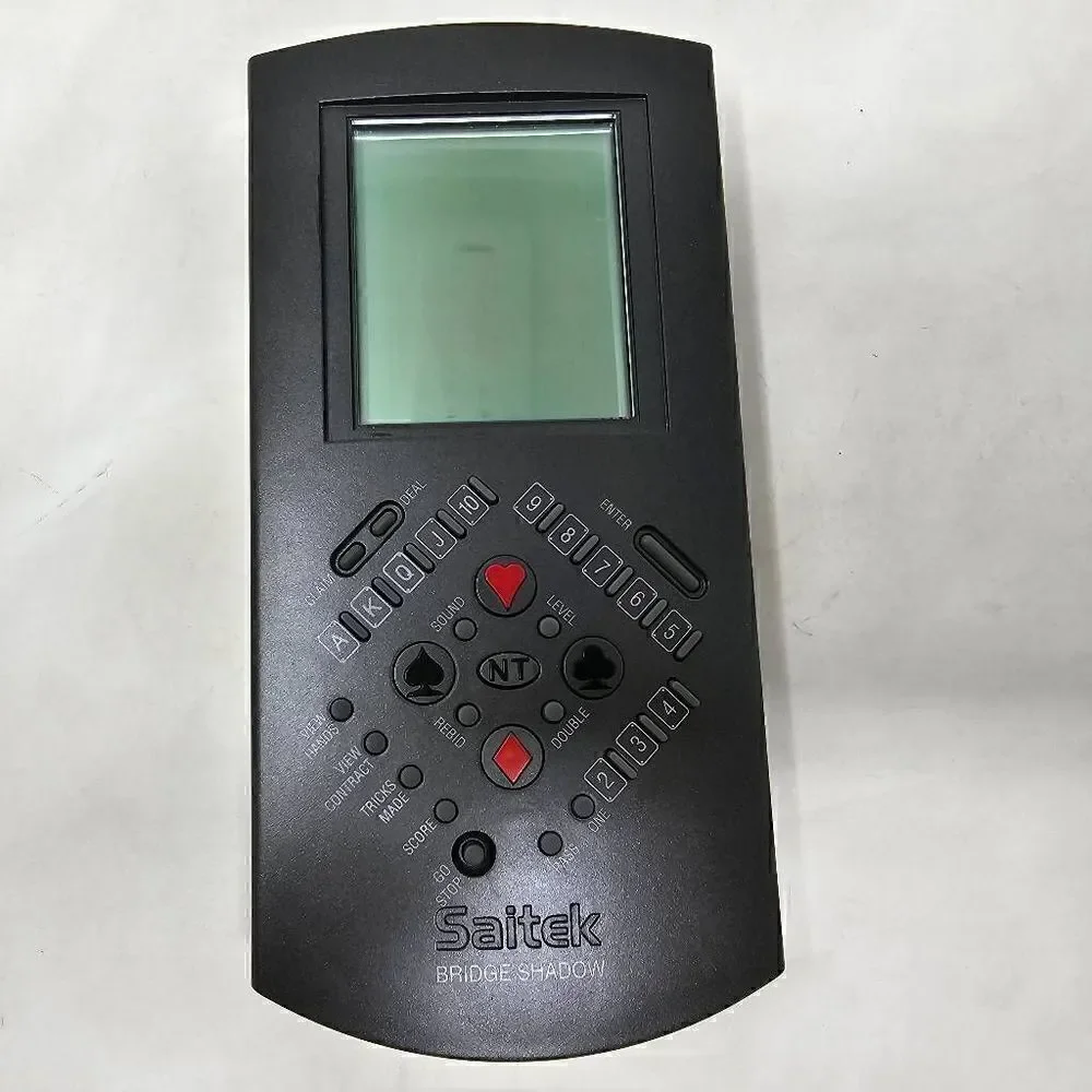 SAITEK BRIDGE SHADOW HANDHELD ELECTRONIC BRIDGE CARD GAME